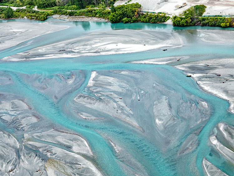 Braided river