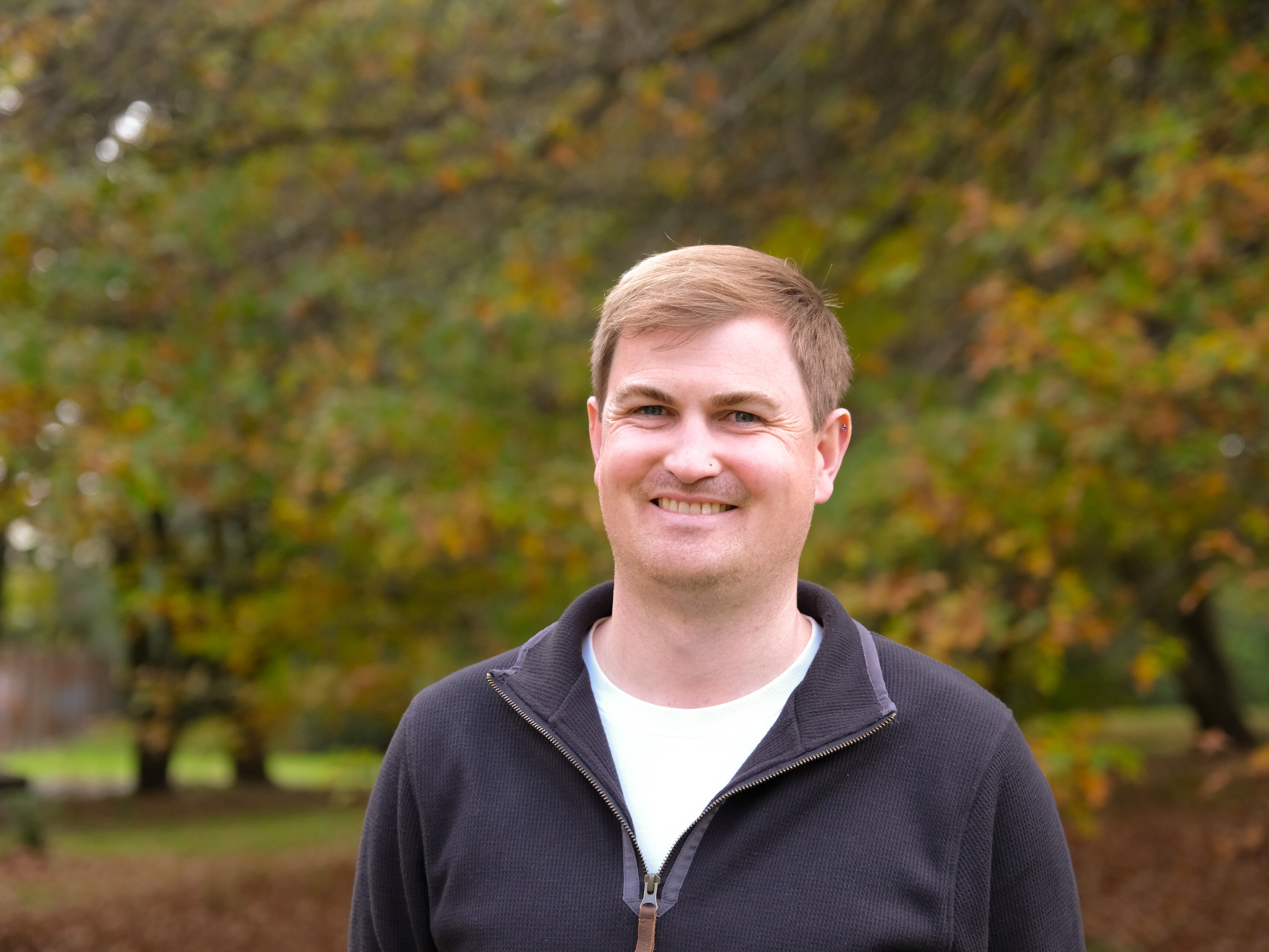 Bioeconomy Science Institute entomologist Andrew Pugh 
